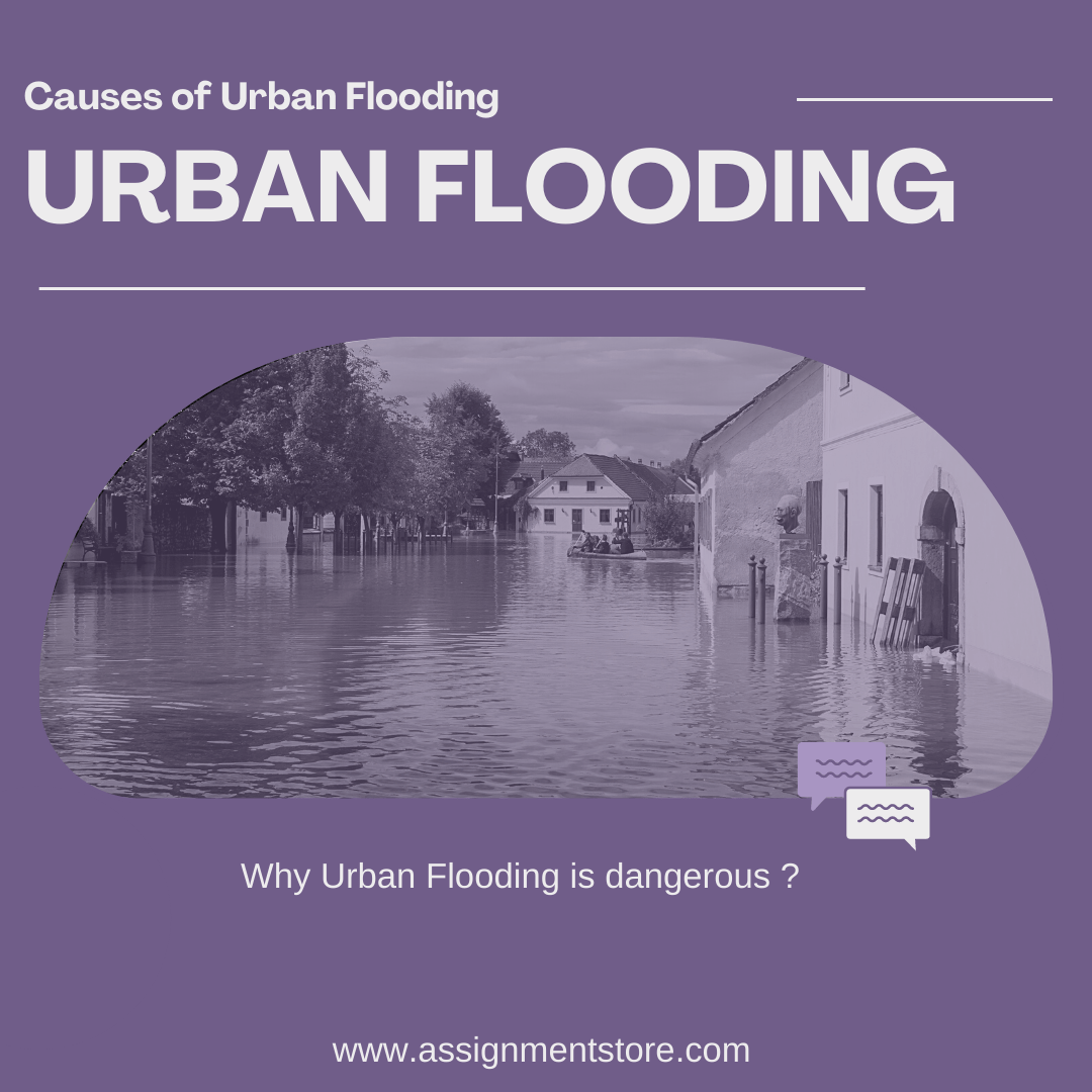 what are the causes of urban flooding