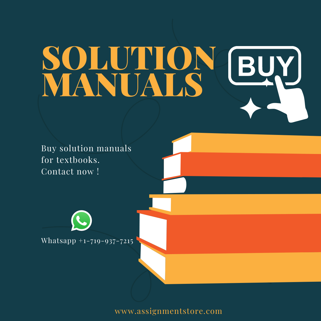 buy solutions manual online