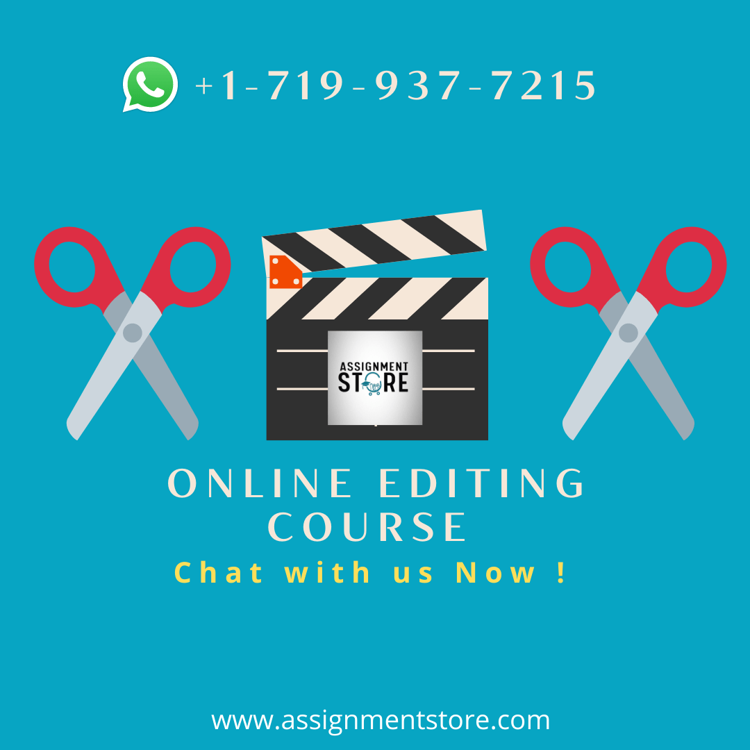 ONLINE VIDEO EDITING COURSE