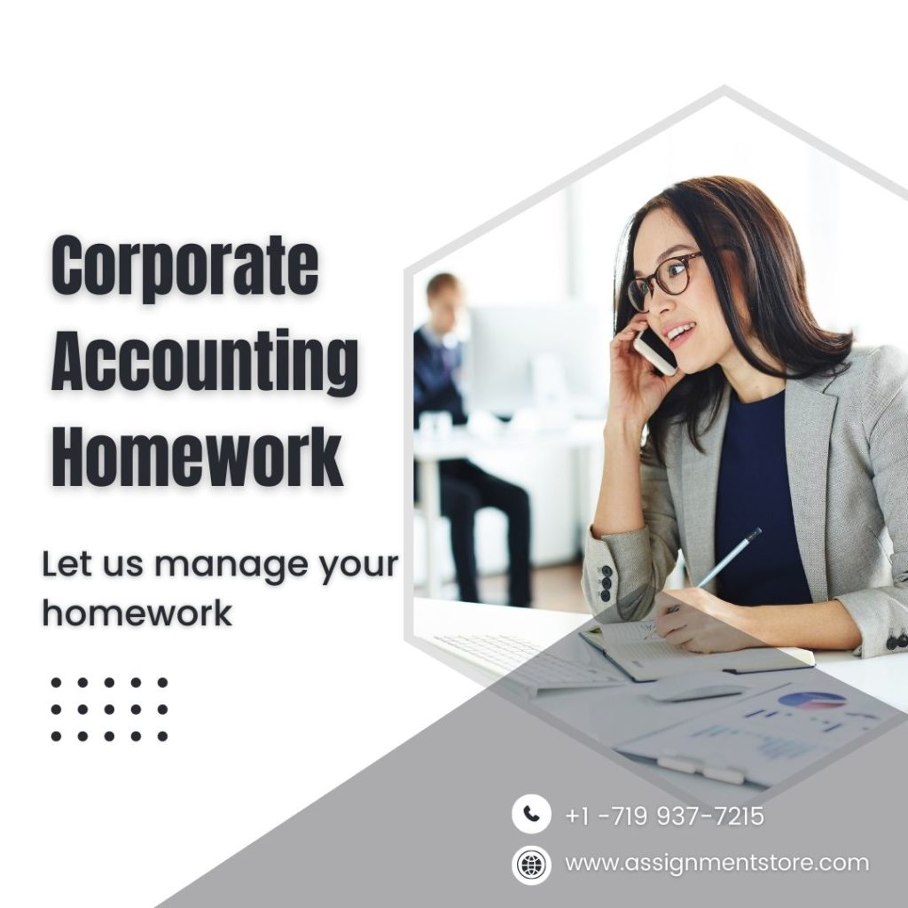 Corporate accounting assignment help