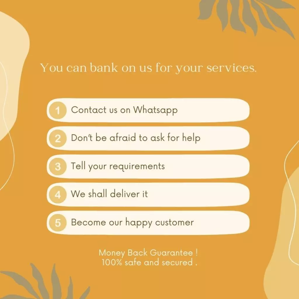 Money Back Guarantee ! 100% safe and secured .