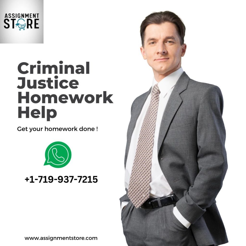 Criminal Justice Homework Help