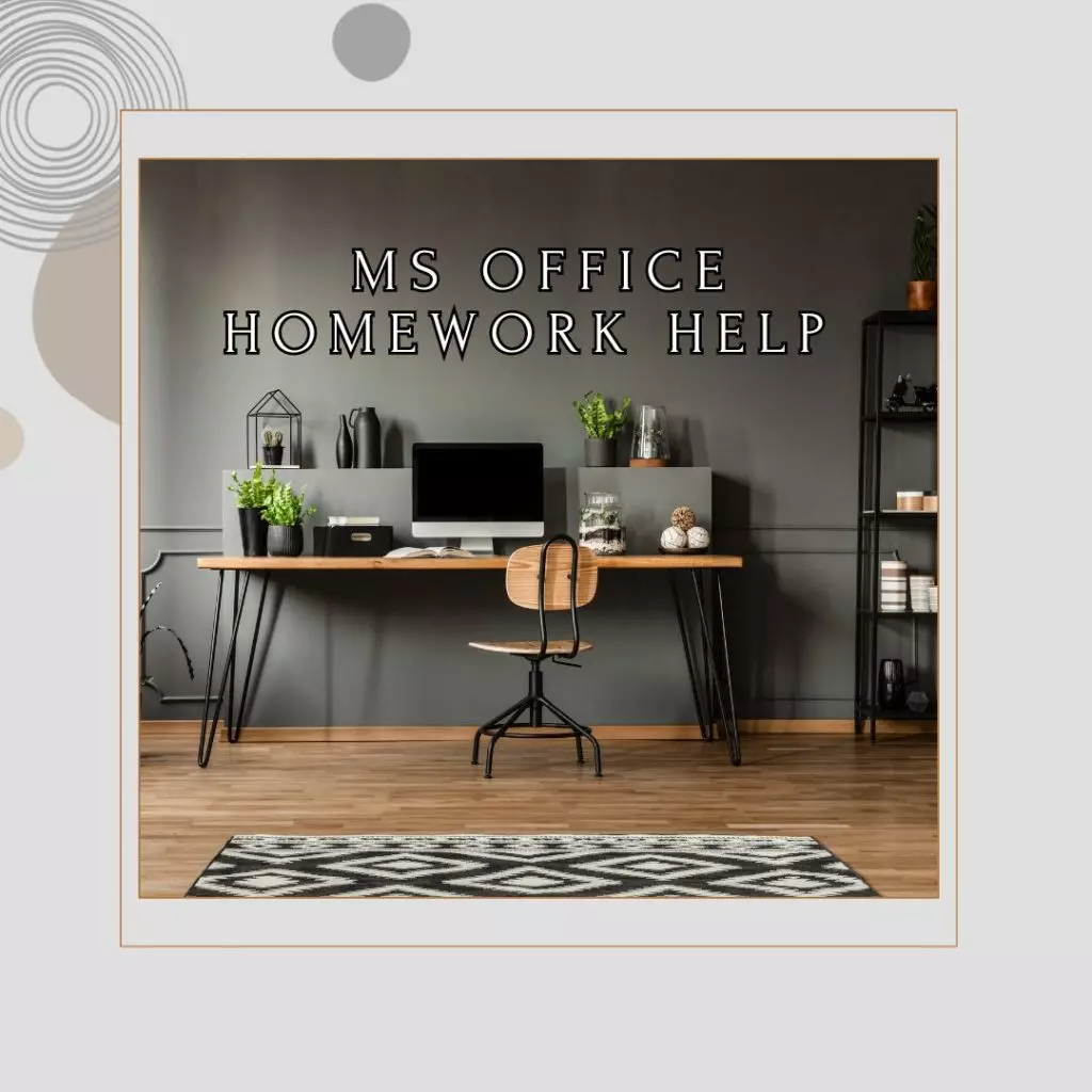 ms office homework help