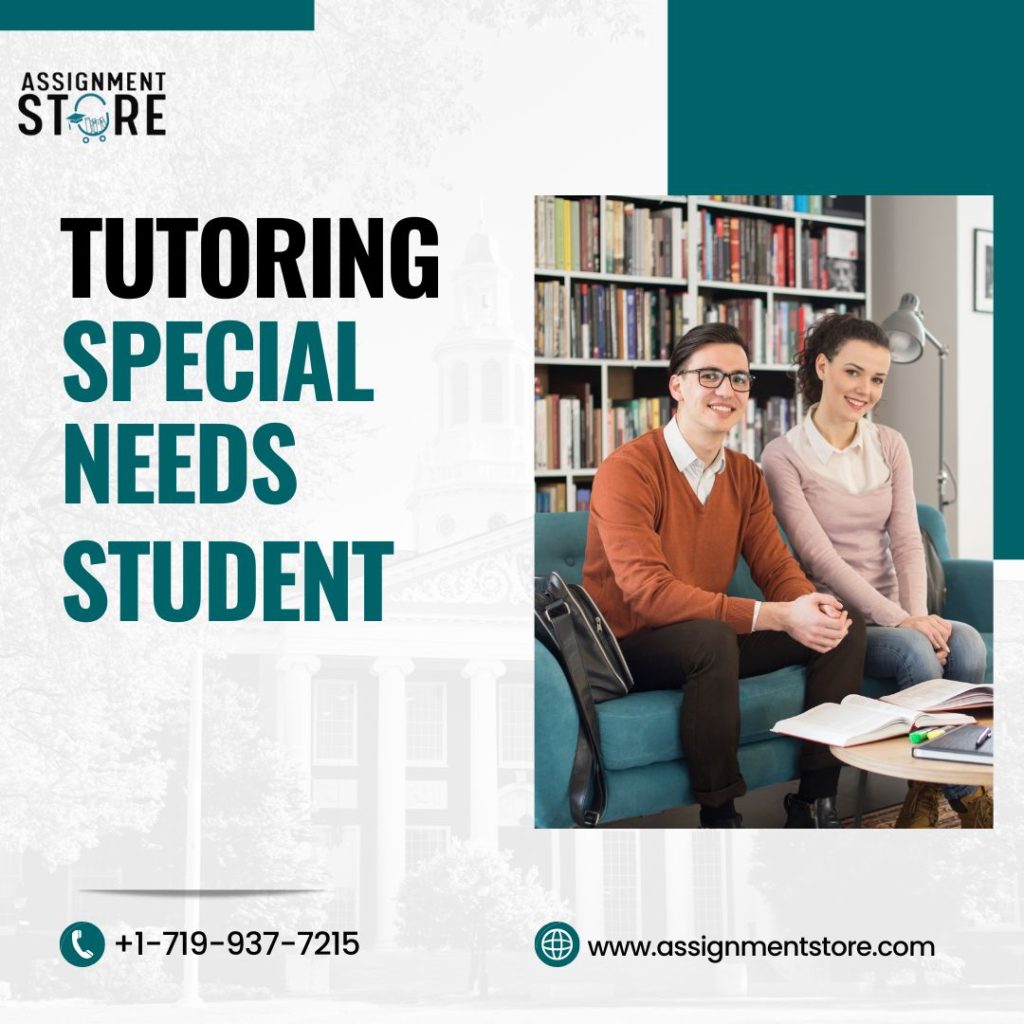 College tutoring for special needs student