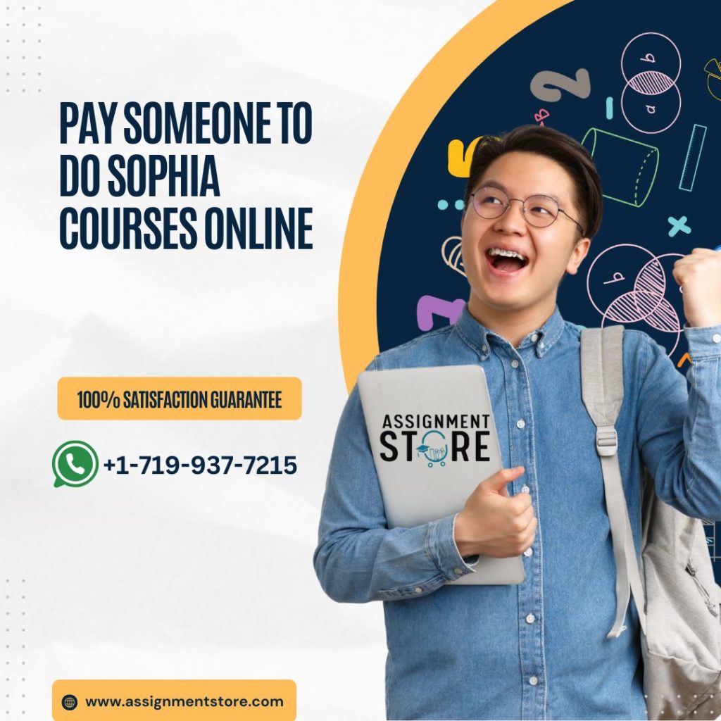 Pay someone to do SOPHIA courses Online