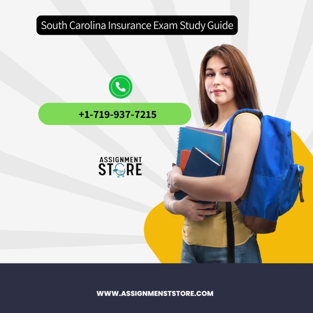 South Carolina insurance exam study guide