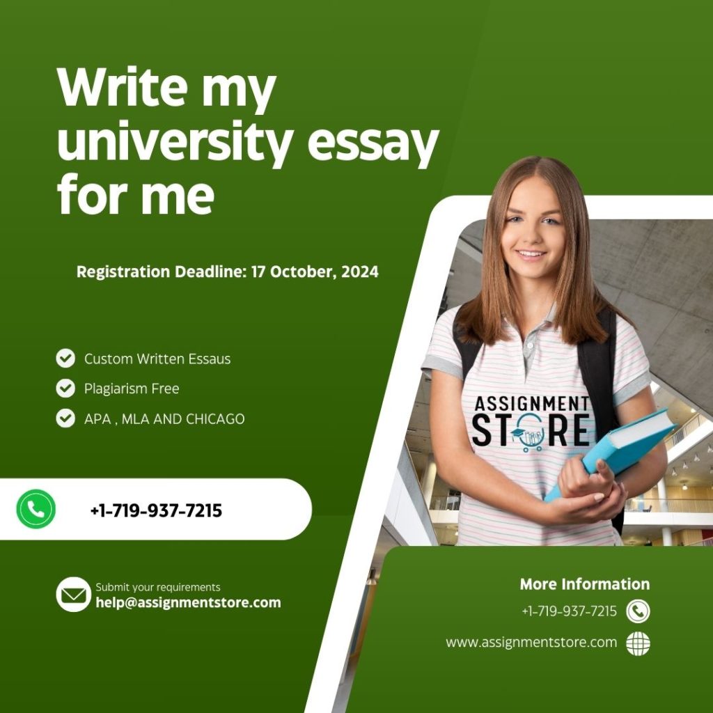 Write my university essay for me